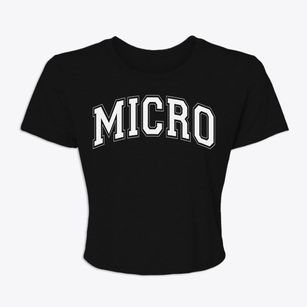 Micro North Carolina Varsity Women's Crop Top