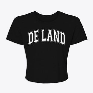 De Land Illinois Varsity Women's Crop Top