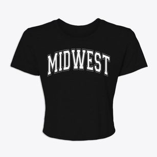 Midwest Wyoming Varsity Women's Crop Top