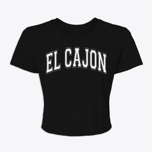 El Cajon California Varsity Women's Crop Top