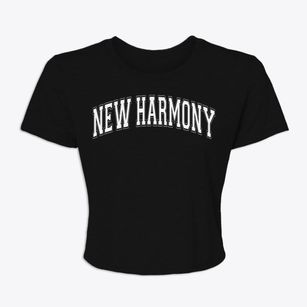 New Harmony Utah Varsity Women's Crop Top