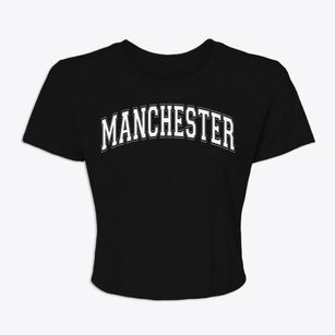 Manchester California Varsity Women's Crop Top