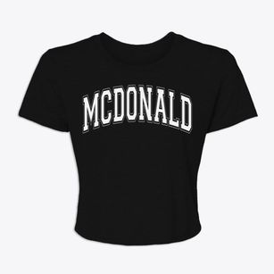 Mcdonald North Carolina Varsity Women's Crop Top