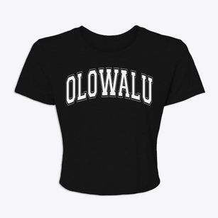 Olowalu Hawaii Varsity Women's Crop Top