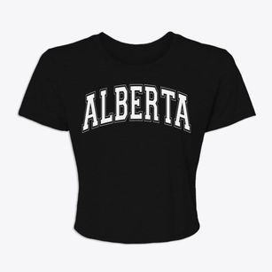 Alberta Minnesota Varsity Women's Crop Top