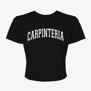 Carpinteria California Varsity Women's Crop Top