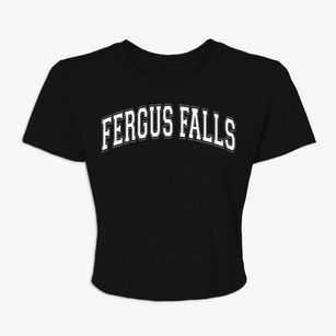 Fergus Falls Minnesota Varsity Women's Crop Top