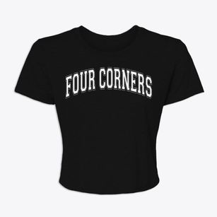 Four Corners Texas Varsity Women's Crop Top