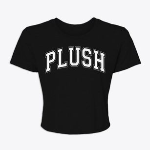 Plush Oregon Varsity Women's Crop Top