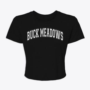 Buck Meadows California Varsity Women's Crop Top