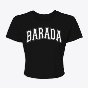 Barada Nebraska Varsity Women's Crop Top