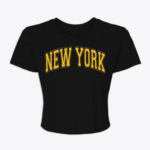 New York City New York Varsity Women's Crop Top
