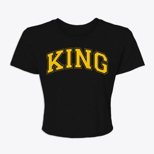 King North Carolina Varsity Women's Crop Top