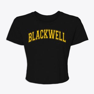 Blackwell Oklahoma Varsity Women's Crop Top