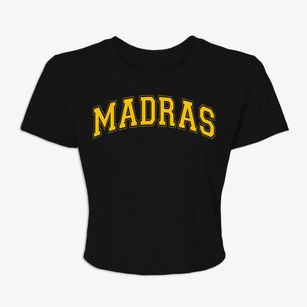 Madras Oregon Varsity Women's Crop Top