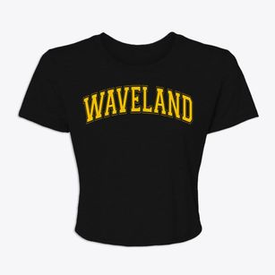 Waveland Mississippi Varsity Women's Crop Top