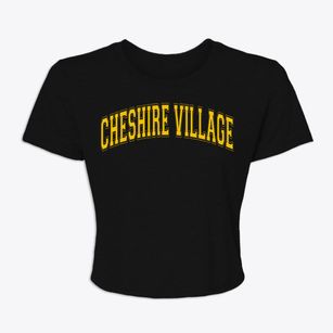 Cheshire Village Connecticut Varsity Women's Crop Top