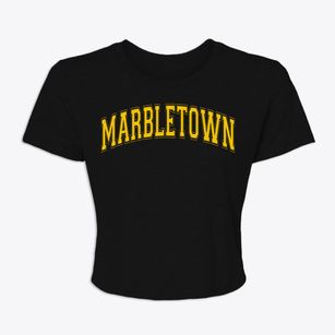 Marbletown New York Varsity Women's Crop Top