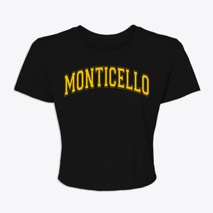 Monticello Indiana Varsity Women's Crop Top