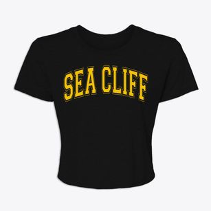 Sea Cliff New York Varsity Women's Crop Top