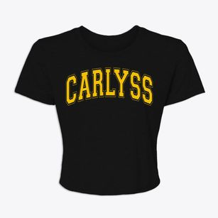 Carlyss Louisiana Varsity Women's Crop Top