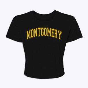 Montgomery Georgia Varsity Women's Crop Top