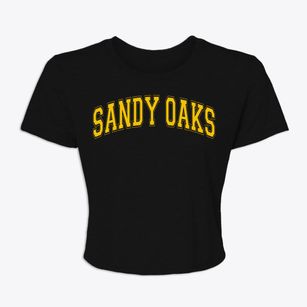 Sandy Oaks Texas Varsity Women's Crop Top