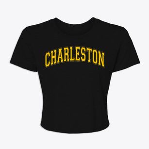 Charleston West Virginia Varsity Women's Crop Top