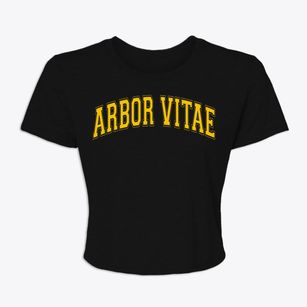 Arbor Vitae Wisconsin Varsity Women's Crop Top