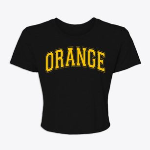 Orange Ohio Varsity Women's Crop Top