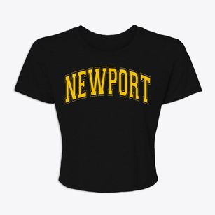 Newport Maine Varsity Women's Crop Top