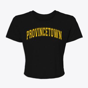 Provincetown Massachusetts Varsity Women's Crop Top