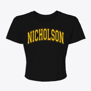 Nicholson Mississippi Varsity Women's Crop Top
