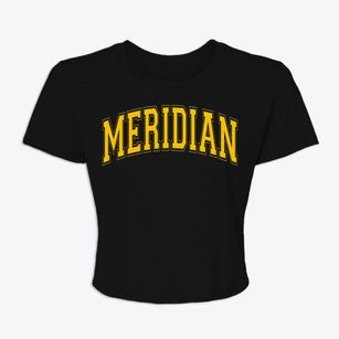 Meridian Mississippi Varsity Women's Crop Top