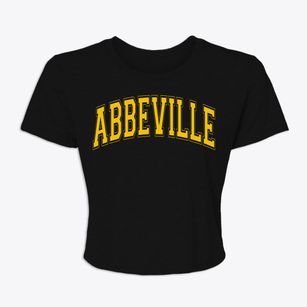 Abbeville Alabama Varsity Women's Crop Top