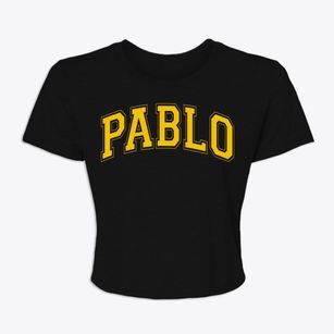 Pablo Montana Varsity Women's Crop Top