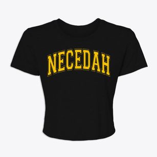 Necedah Wisconsin Varsity Women's Crop Top