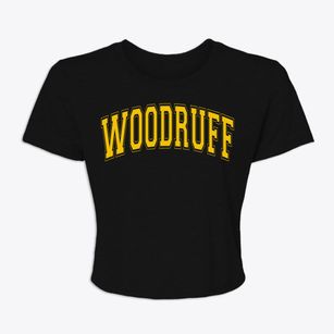 Woodruff Wisconsin Varsity Women's Crop Top
