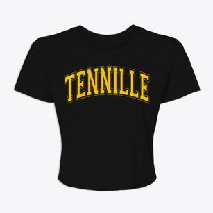 Tennille Georgia Varsity Women's Crop Top