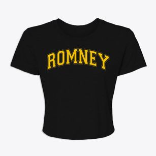 Romney West Virginia Varsity Women's Crop Top