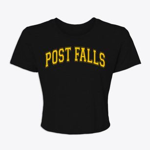 Post Falls Idaho Varsity Women's Crop Top