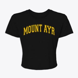 Mount Ayr Iowa Varsity Women's Crop Top