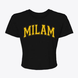 Milam Texas Varsity Women's Crop Top