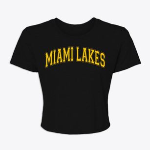 Miami Lakes Florida Varsity Women's Crop Top