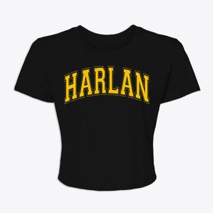 Harlan Kentucky Varsity Women's Crop Top