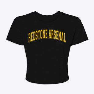 Redstone Arsenal Alabama Varsity Women's Crop Top