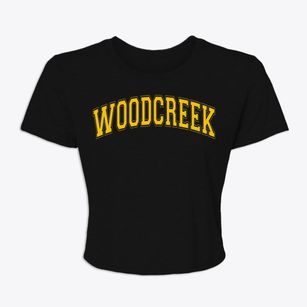 Woodcreek Texas Varsity Women's Crop Top