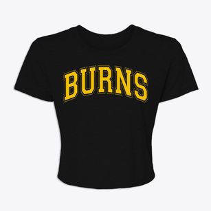 Burns Tennessee Varsity Women's Crop Top