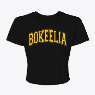 Bokeelia Florida Varsity Women's Crop Top