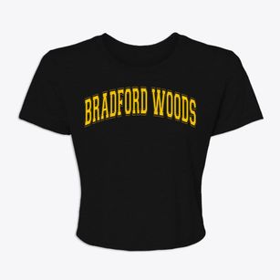 Bradford Woods Pennsylvania Varsity Women's Crop Top